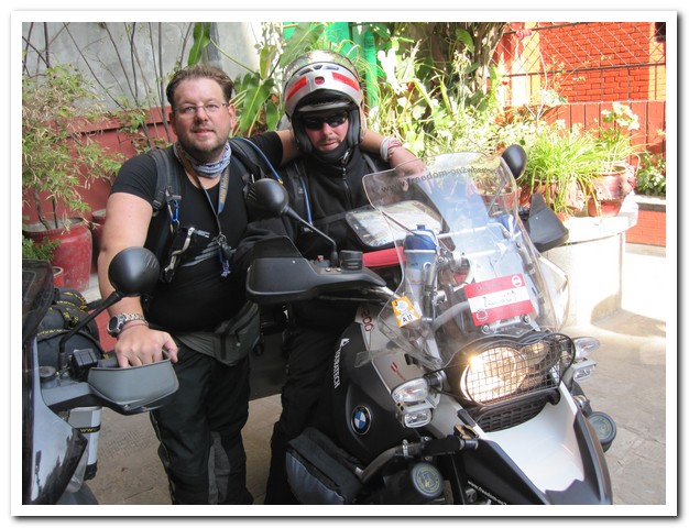 Kurz vor Abfahrt in Kathmandu alt